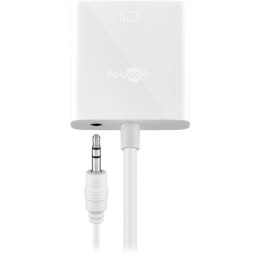 Goobay Adapter wideo / audio | 15-pinowy HD D-Sub (HD-15) | Mini-phone stereo 3,5 mm | Żeński | 19-pinowy HDMI Typ A | Męski | B