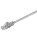 Goobay | CAT 5e | Kabel sieciowy | Skrętka nieekranowana (UTP) | Męski | RJ-45 | Męski | RJ-45 | Szary | 15 m