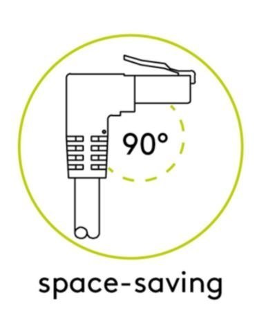Goobay | CAT 6a | Patch cable | Unshielded twisted pair (UTP) | Male | RJ-45 | Male | RJ-45 | Black | 2 m