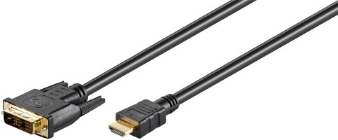Goobay | MMK 630-0200 G | Męski | 18+1 pin cyfrowy DVI (Single-Link) | Męski | 19 pin HDMI Typ A | 2 m