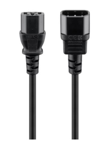 Goobay | Power extension cable | Power IEC 60320 C13 | Power IEC 60320 C14 | 5 m | Black