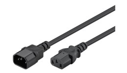 Goobay | Power extension cable | Power IEC 60320 C13 | Power IEC 60320 C14 | 5 m | Black
