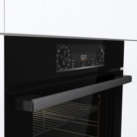 Gorenje | BOS6737E06FBG | Oven | 77 L | Multifunctional | EcoClean | Mechanical control | Steam function | Yes | Height 59.5 cm