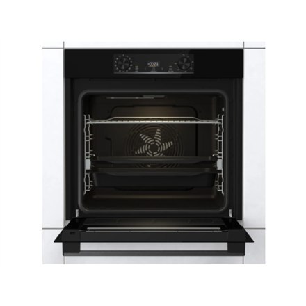 Gorenje | BOS6737E13BG | Piekarnik | 77 L | Wielofunkcyjny | EcoClean | Sterowanie mechaniczne | Funkcja pary | Tak | Wysokość 5