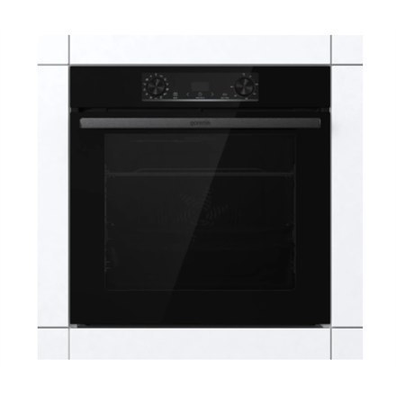 Gorenje | BOS6737E13BG | Piekarnik | 77 L | Wielofunkcyjny | EcoClean | Sterowanie mechaniczne | Funkcja pary | Tak | Wysokość 5