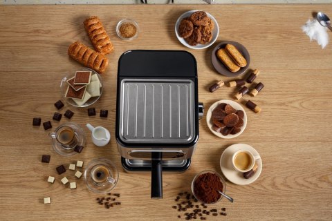 Gorenje | Ekspres do kawy | ESCM15DBK | Ciśnienie pompy 15 bar | Wbudowany spieniacz do mleka | Ręczny | 1100 W | Stal nierdzewn