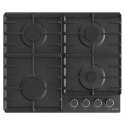 Gorenje | G642AB | Płyta | Gazowa | Liczba palników/stref gotowania 4 | Pokrętła | Czarny
