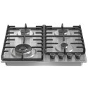 Gorenje | GW642ABX | Hob | Gas | Number of burners/cooking zones 4 | Rotary knobs | Stainless steel