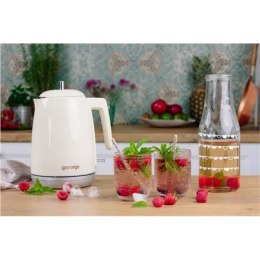 Gorenje | Kettle | K15RL | Electric | 2200 W | 1.7 L | Plastic and metal | 360° rotational base | Champagne