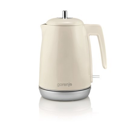 Gorenje | Kettle | K15RL | Electric | 2200 W | 1.7 L | Plastic and metal | 360° rotational base | Champagne