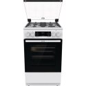 Gorenje Cooker GK5C61WF Hob type Gas Oven type Electric White Width 50 cm Depth 59.4 cm 62 L