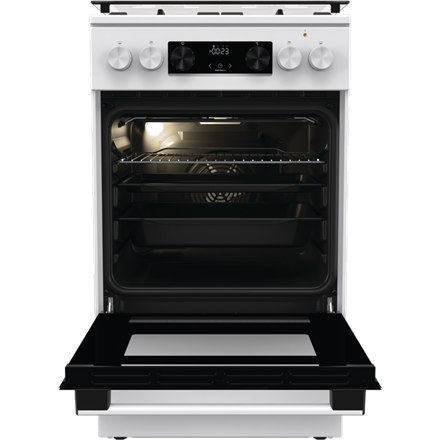 Gorenje Cooker GK5C61WF Hob type Gas Oven type Electric White Width 50 cm Depth 59.4 cm 62 L