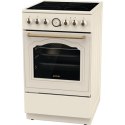 Gorenje | Kuchenka | GECS5B70CLI | Typ płyty Vitroceramic | Typ piekarnika Elektryczny | Beżowy | Szerokość 50 cm | Głębokość 59