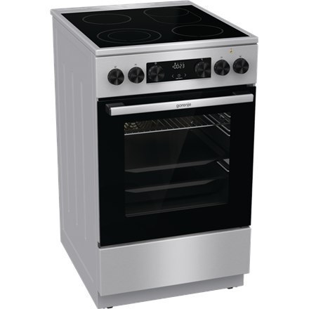 Gorenje | Kuchenka | GECS5C70XA | Typ płyty Vitroceramic | Typ piekarnika Electric | Stal nierdzewna | Szerokość 50 cm | Grillow