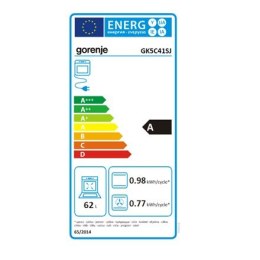 Gorenje | Kuchenka | GK5C41SJ | Typ płyty gazowa | Typ piekarnika elektryczna | Stal nierdzewna | Szerokość 50 cm | Grillowanie