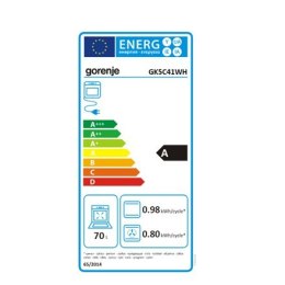 Gorenje | Kuchenka | GK5C41WH | Typ płyty gazowa | Typ piekarnika elektryczna | Biały | Szerokość 50 cm | Grillowanie | Głębokoś