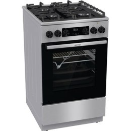 Gorenje | Kuchenka | GK5C65XV | Typ płyty gazowa | Typ piekarnika elektryczna | Stal nierdzewna | Szerokość 50 cm | Grillowanie