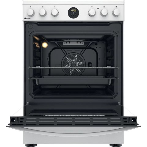 INDESIT | Cooker | IS67V8CHW/E | Hob type Vitroceramic | Oven type Electric | White | Width 60 cm | Grilling | Depth 60 cm | 69