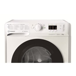 INDESIT | MTWSA 61294 WK EE | Pralka | Klasa efektywności energetycznej C | Ładowana od frontu | Pojemność prania 6 kg | 1151 ob