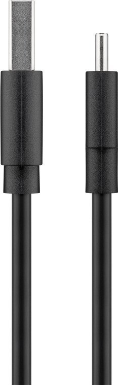 Kabel USB-C Goobay | Męski | 4-pin USB Type A | Męski | Czarny | 24-pin USB-C | 0,1 m | Szybkie ładowanie do 3 A | Kompatybilny
