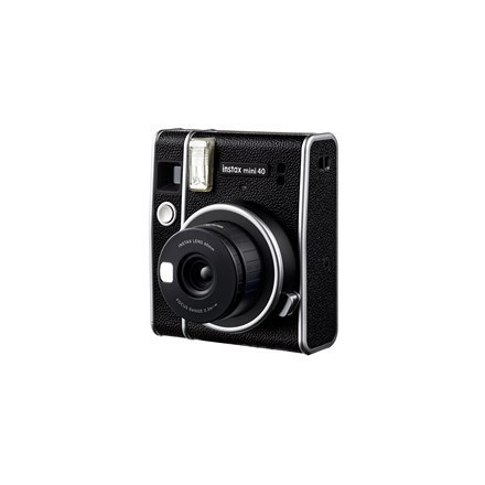 Kamera FujiFilm | Czarny | Instax Mini 40 - Model MP x 800. Stwórz niezapomniane chwile i wyraź je w klasycznym stylu z nowym ap