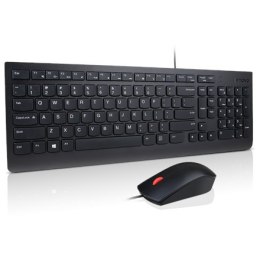 Lenovo | Black | Essential | Essential Wired Keyboard and Mouse Combo - Russian | Keyboard and Mouse Set | Wired | RU | Black