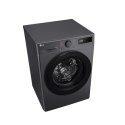 LG F2WR508S2M Pralka, A, ładowana od frontu, Pojemność prania 10 kg, Głębokość 56,5 cm, 1400 obr/min, Środkowy czarny | LG | Pra