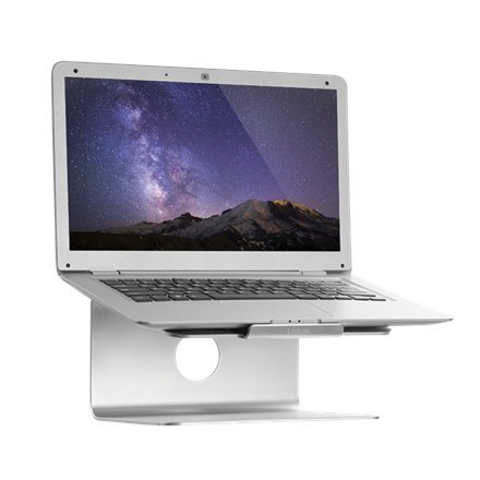 Logilink | AA0104 | 17 " | Podstawka pod notebooka | Odpowiednia dla serii MacBook i większości laptopów 11"-17" | Aluminium