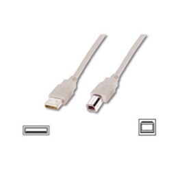 Logilink | Kabel USB | Męski | 4-pinowy USB Typ B | Męski | 4-pinowy USB Typ A | 5 m