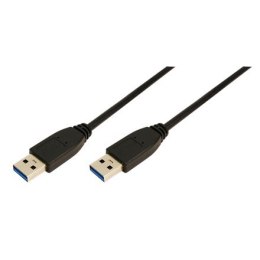 Logilink | USB cable | Male | 9 pin USB Type A | Male | Black | 9 pin USB Type A | 1 m