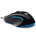 Logitech | G300s | Gaming Mouse | Czarny, niebieski