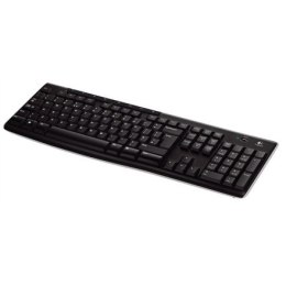Logitech | K270 | Klawiatura bezprzewodowa | Baterie w zestawie | QWERTY | Czarny | Mini odbiornik USB
