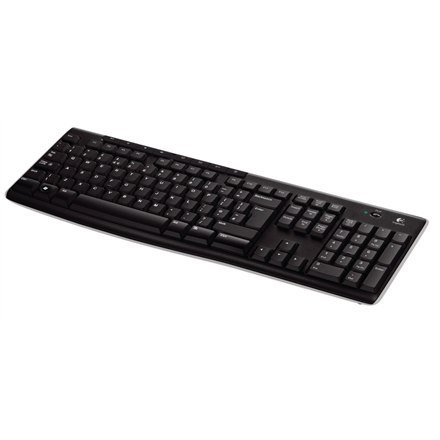 Logitech | K270 | Klawiatura bezprzewodowa | Baterie w zestawie | QWERTY | Czarny | Mini odbiornik USB