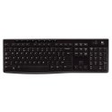 Logitech | K270 | Klawiatura bezprzewodowa | Baterie w zestawie | QWERTY | Czarny | Mini odbiornik USB