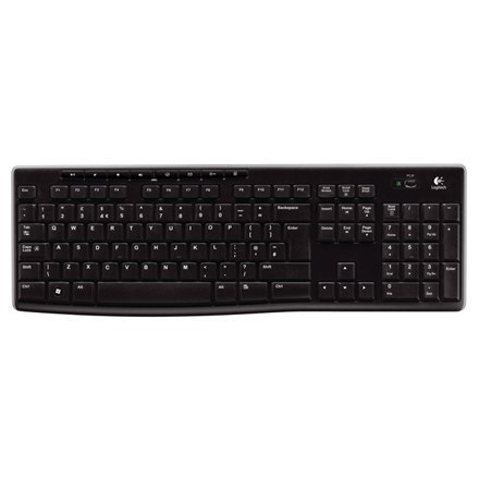 Logitech | K270 | Klawiatura bezprzewodowa | Baterie w zestawie | QWERTY | Czarny | Mini odbiornik USB