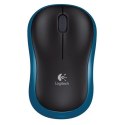 Logitech | Mysz | M185 | Bezprzewodowa | Niebiesko-czarna