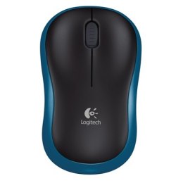 Logitech | Mysz | M185 | Bezprzewodowa | Niebiesko-czarna
