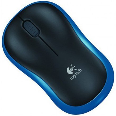 Logitech | Mysz | M185 | Bezprzewodowa | Niebiesko-czarna