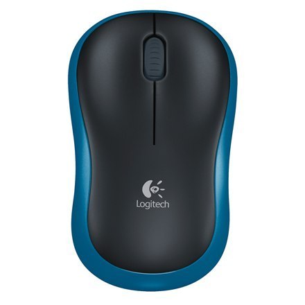 Logitech | Mysz | M185 | Bezprzewodowa | Niebiesko-czarna
