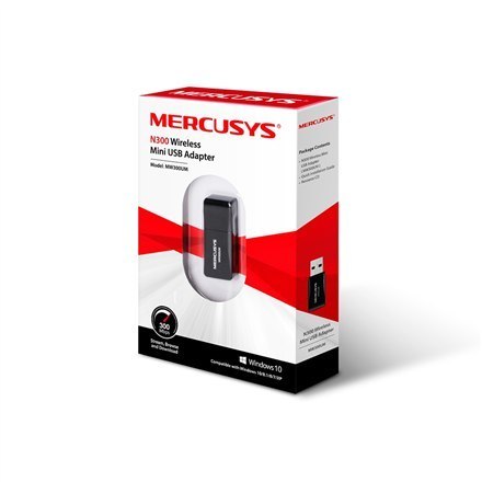 Mercusys | Karta sieciowa | IEEE 802.11b | IEEE 802.11g | IEEE 802.11n | USB 2.0
