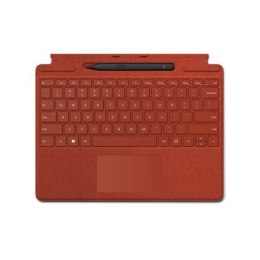 Microsoft | Keyboard Pen 2 Bundle | 8X6-00027 Surface Pro | Compact Keyboard | Wireless | PL | Bluetooth | Red | 294 g