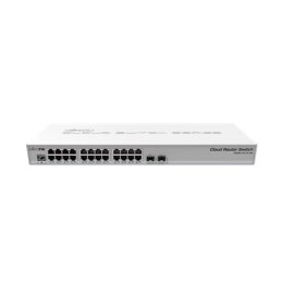 MikroTik | Cloud Router Switch CRS326-24G-2S+RM | Zarządzany L3 | Do montażu w szafie | Porty 1 Gb/s (RJ-45) w liczbie 24 | Port