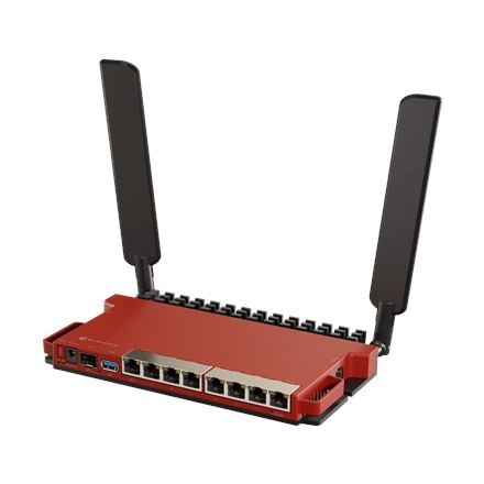 MikroTik | Router | L009UiGS-2HaxD-IN | 802.11ax | 10/100/1000 Mbit/s | Porty Ethernet LAN (RJ-45) 8 | Obsługa sieci Nie | MU-Mi
