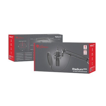 Mikrofon do gier Genesis Radium 400 - Czarny