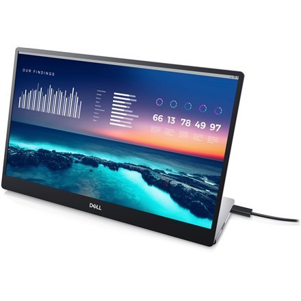 Monitor Dell P1424H o przekątnej 14 cali, dostarcza doskonałą jakość obrazu dzięki technologii LCD i rozdzielczości FHD. Proporc