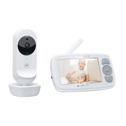 Motorola | Video Baby Monitor | VM34 4.3" | Kolorowy ekran o przekątnej 4.3"; Kołysanki; Dwukierunkowa rozmowa; Monitorowanie te
