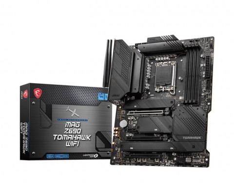 MSI | MAG Z690 TOMAHAWK WIFI | Rodzina procesorów Intel | Gniazdo procesora LGA1700 | DDR5 | Gniazda pamięci 4 | Liczba złączy S