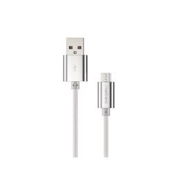 Natec | Kabel USB | Męski | 4-pinowy USB Typ A | Męski | Srebrny | 5-pinowy Micro-USB Typ B | 1 m