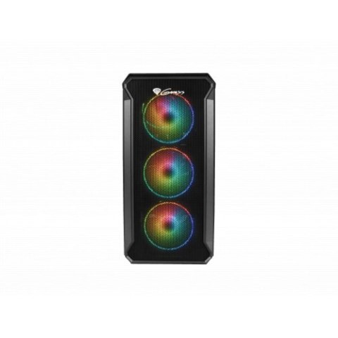 Obudowa GENESIS IRID 503 ARGB, Micro Tower, 2xUSB 2.0, 2x Jack, 1xUSB 3.0, Czarny | Genesis | IRID 503 ARGB | Czarny | ATX | Zas
