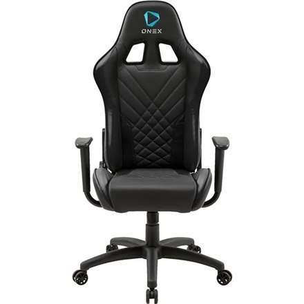 Onex PVC; Nylonowe kółka; Metal | Fotele gamingowe | ONEX GX220 AIR | Czarny
